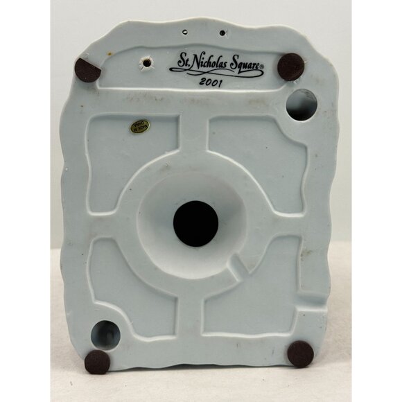 Vintage 2001 St Nicholas Square Wedding Chapel Lighted Christmas Village 9.75" - Picture 9 of 16